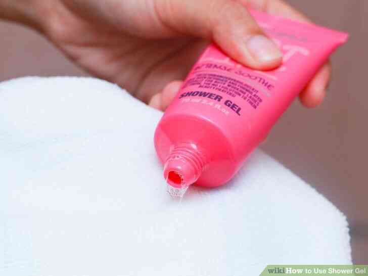 Image intitulée Utilisation du Gel Douche à l
